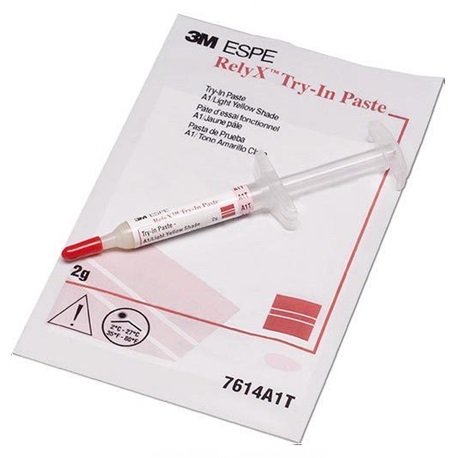 3M RelyX Try-In Paste Syringe Refill, 2g Shade Translucent